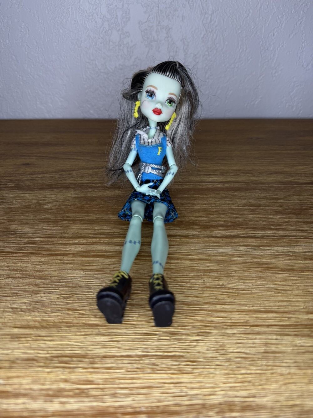 Mattel Monster High Frankie Stein Picture Day Fashion Doll Dress Shoes Outfit